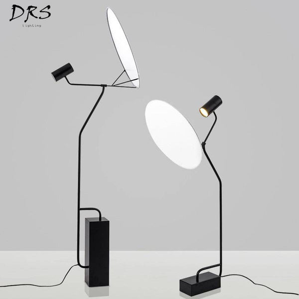 Lampadaire design avec projection artistique | Marco Lucetti