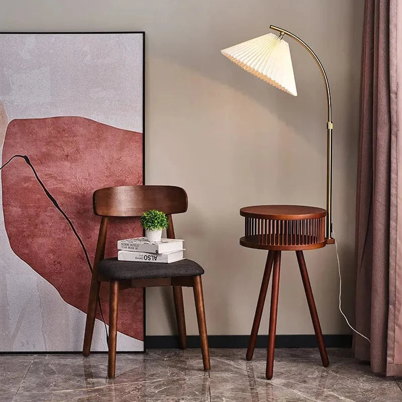 Lampadaire Design en Bois Moderne. | Marco Lucetti