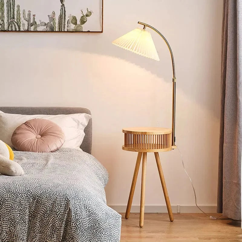 Lampadaire Design en Bois Moderne. | Marco Lucetti