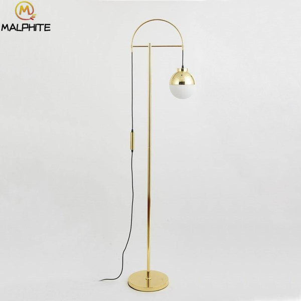 Lampadaire design LED doré avec boule en verre - Collection Luxury | Marco Lucetti