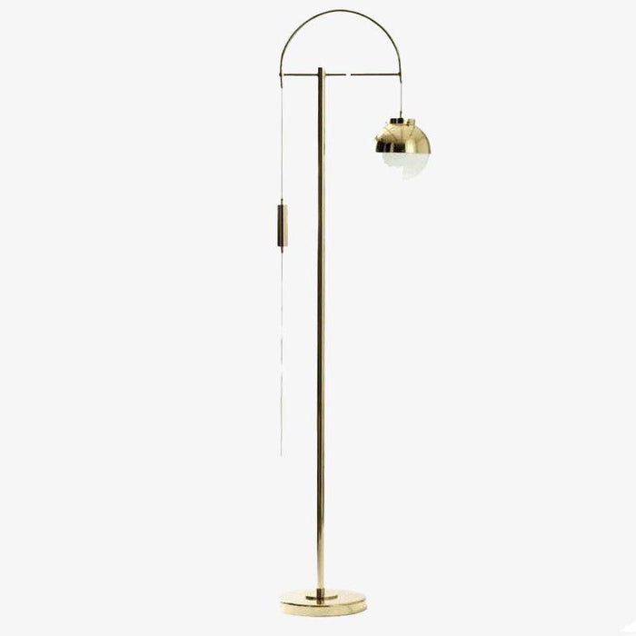Lampadaire design LED doré avec boule en verre - Collection Luxury | Marco Lucetti