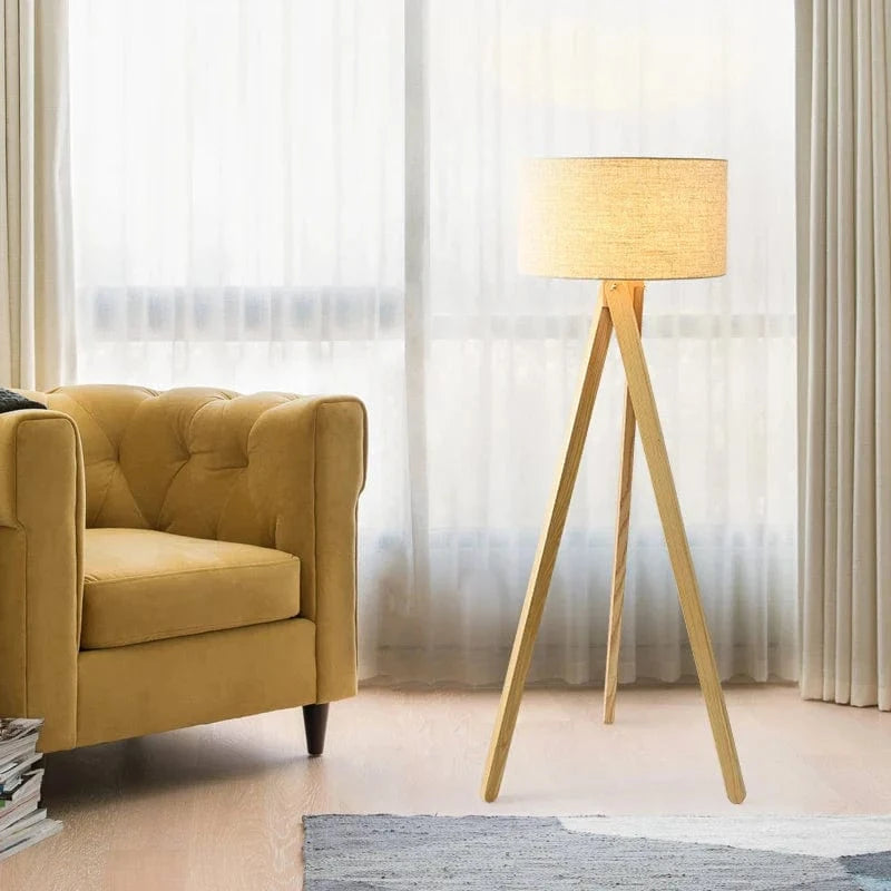 Lampadaire design LED en bois massif. | Marco Lucetti