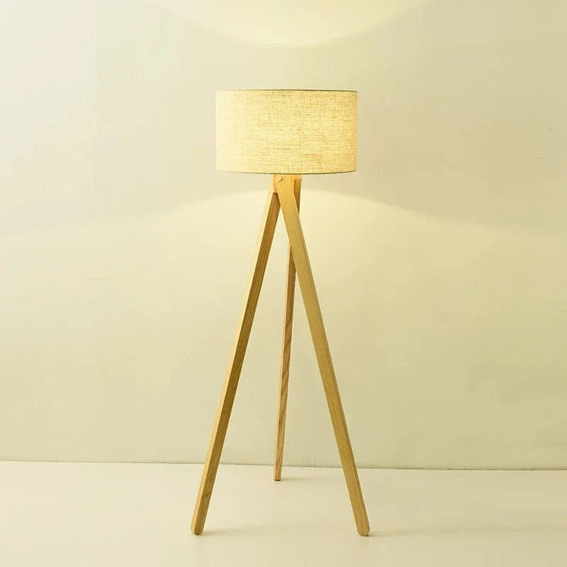 Lampadaire design LED en bois massif. | Marco Lucetti
