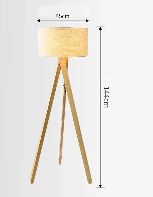 Lampadaire design LED en bois massif. | Marco Lucetti Lampadaire / Lumière neutre