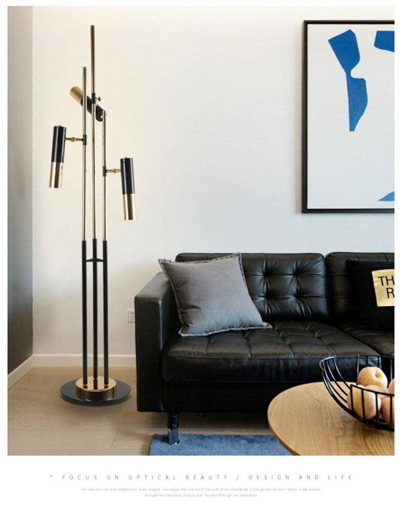 Lampadaire Design LED Tripes Pied et Lampes Dirigeables - LuminareFloor | Marco Lucetti