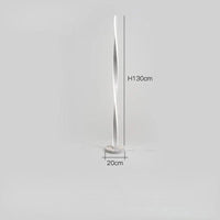 Lampadaire design moderne pour salon chic | Marco Lucetti Corps blanc de style B / Blanc chaud