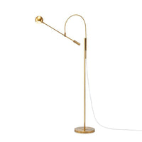 Lampadaire Doré Arrondi - Design de Luxe | Marco Lucetti