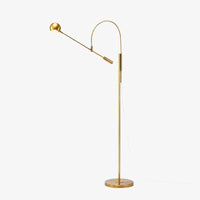 Lampadaire Doré Arrondi - Design de Luxe | Marco Lucetti