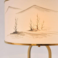 Lampadaire Doré Japonais | Marco Lucetti