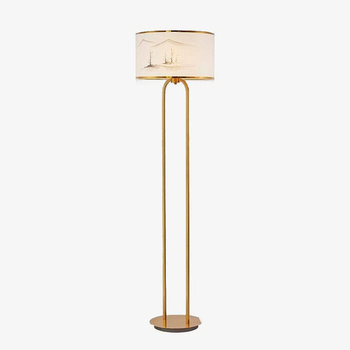 Lampadaire Doré Japonais | Marco Lucetti