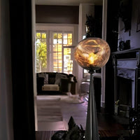 Lampadaire Doré - Luxéra | Marco Lucetti