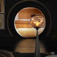 Lampadaire Doré - Luxéra | Marco Lucetti