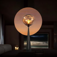 Lampadaire Doré - Luxéra | Marco Lucetti