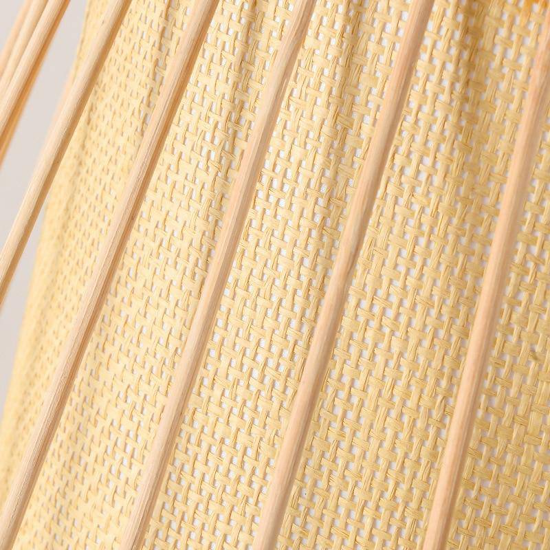 Lampadaire en bois bambou japonais | Marco Lucetti