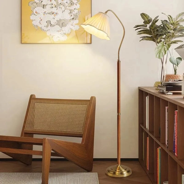 Lampadaire en bois massif japonais de luxe | Marco Lucetti