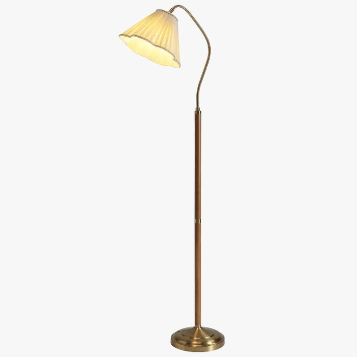 Lampadaire en bois massif japonais de luxe | Marco Lucetti