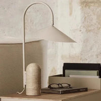 Lampadaire en marbre et pierre ajustable - Luxe et Élégance | Marco Lucetti