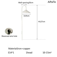 Lampadaire en marbre et pierre ajustable - Luxe et Élégance | Marco Lucetti CBeigeH127CM / Prise AU / Blanc froid