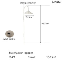 Lampadaire en marbre et pierre ajustable - Luxe et Élégance | Marco Lucetti DBeigeH127CM / Prise AU / Blanc froid