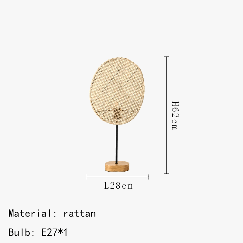 Lampadaire en rotin tissé | Marco Lucetti