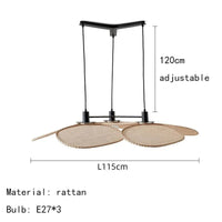 Lampadaire en rotin tissé | Marco Lucetti StyleH / Lumière chaude 3000K