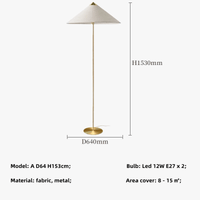 Lampadaire en Rotin Tynell LED pour Salon au Style Wabi Sabi | Marco Lucetti