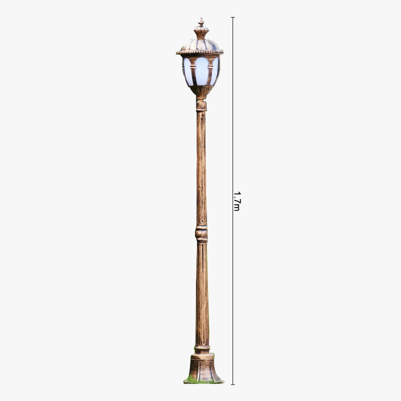 Lampadaire européen antique pour jardin, étanche et extérieur | Marco Lucetti
