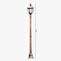 Lampadaire européen antique pour jardin, étanche et extérieur | Marco Lucetti