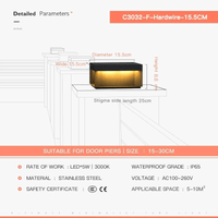 Lampadaire extérieur étanche pour clôture et porte de paysage - Gamme Premium | Marco Lucetti