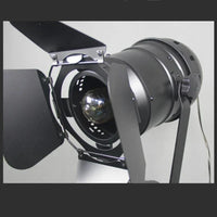 Lampadaire industriel Loft américain rustique Vintage - Lampadaires pour salon et bureau - Éclairage noir et rouge LED en bois | Marco Lucetti