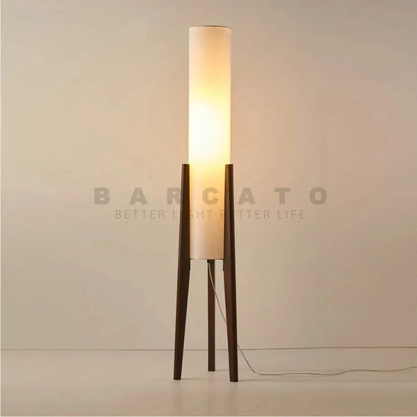 Lampadaire Japonais en Bois Massif et Rétro | Marco Lucetti