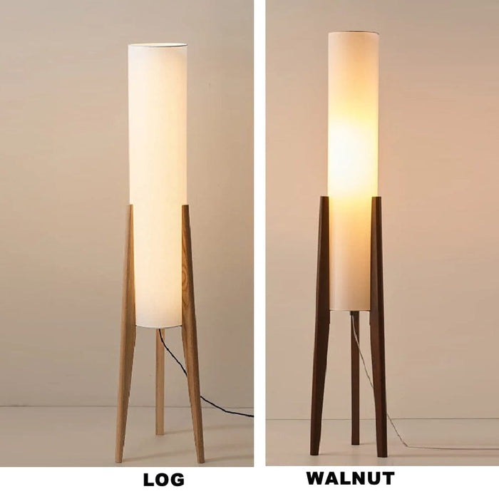 Lampadaire Japonais en Bois Massif et Rétro | Marco Lucetti