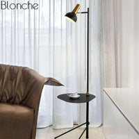 Lampadaire LED ajustable avec table intégrée | Marco Lucetti