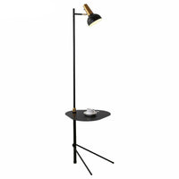 Lampadaire LED ajustable avec table intégrée | Marco Lucetti