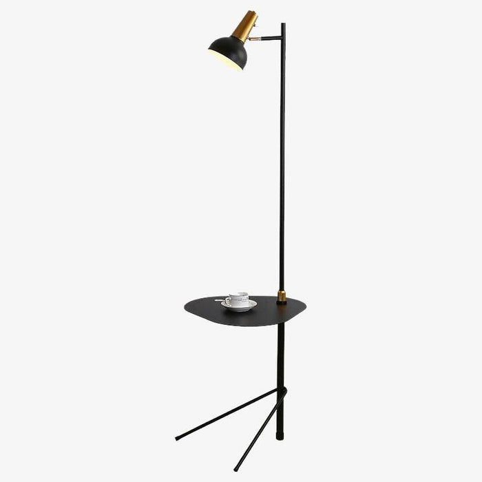 Lampadaire LED ajustable avec table intégrée | Marco Lucetti