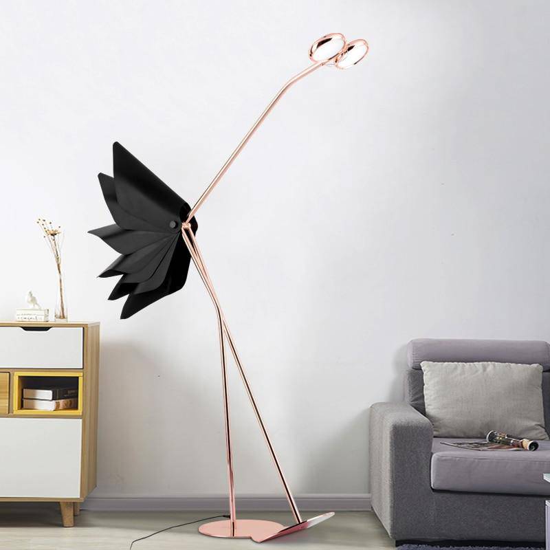 Lampadaire LED Autruche Design | Marco Lucetti