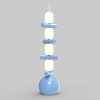 Lampadaire LED Blanc Chaud ajustable | Marco Lucetti 35x157cm 3 / Blanc chaud