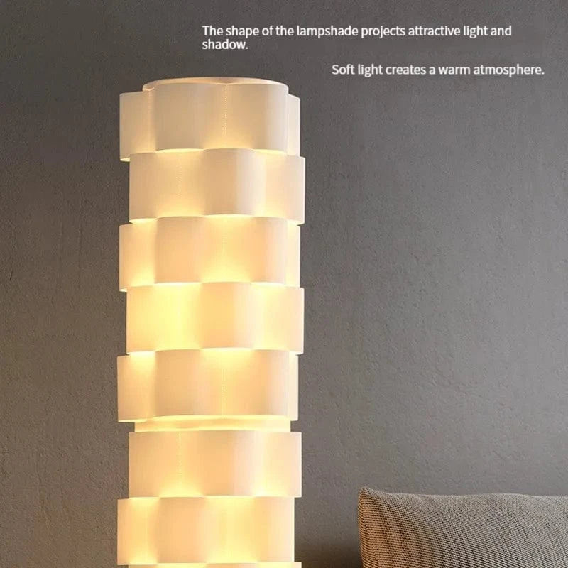 Lampadaire LED Blanc Moderne de Luxe | Marco Lucetti