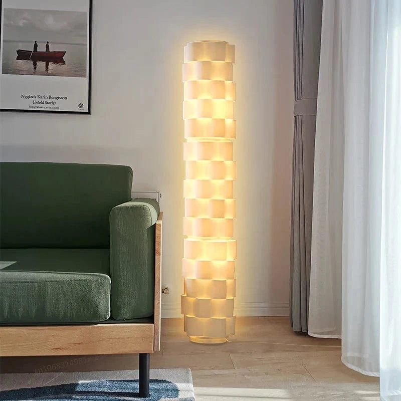Lampadaire LED Blanc Moderne de Luxe | Marco Lucetti