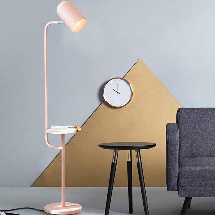 Lampadaire LED Coloré avec Table Moderne | Marco Lucetti