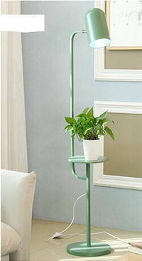 Lampadaire LED Coloré avec Table Moderne | Marco Lucetti Vert