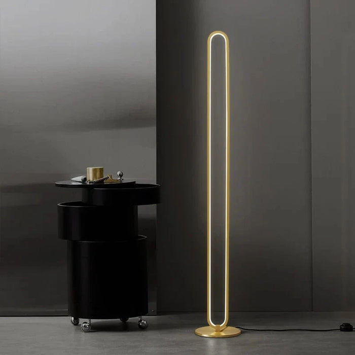 Lampadaire LED CopperGlow avec 3 décorations scandinaves interchangeables | Marco Lucetti 3 modifiables