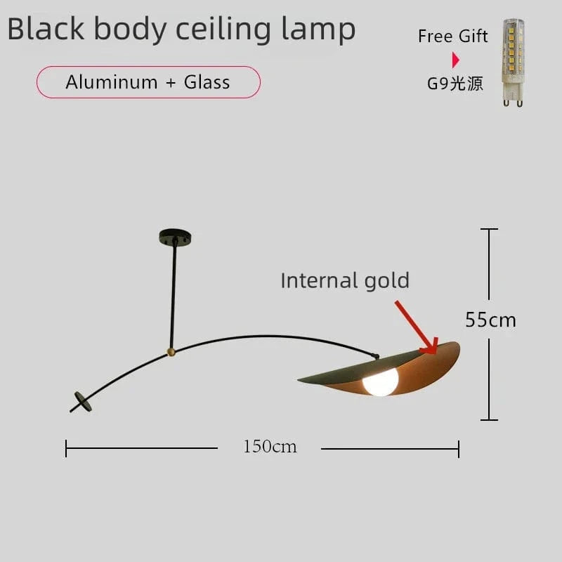 Lampadaire LED de pêche au design minimaliste et moderne | Marco Lucetti Pendentif interion G / Blanc froid