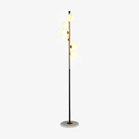 Lampadaire LED Design Doré Boule en Verre | Marco Lucetti 160cm