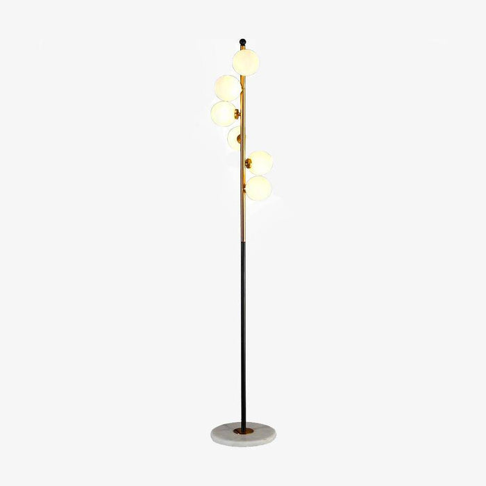 Lampadaire LED Design Doré Boule en Verre | Marco Lucetti 160cm