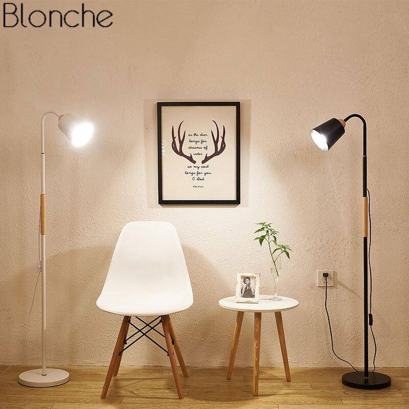 Lampadaire LED Design en Métal et Bois | Marco Lucetti
