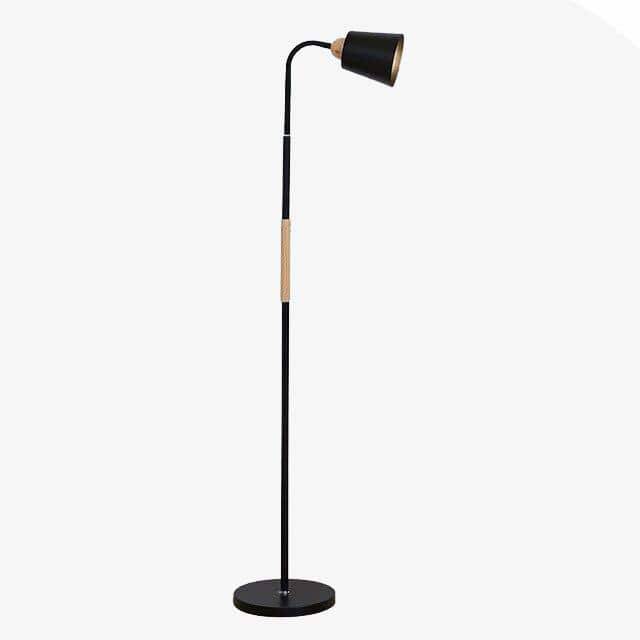 Lampadaire LED Design en Métal et Bois | Marco Lucetti