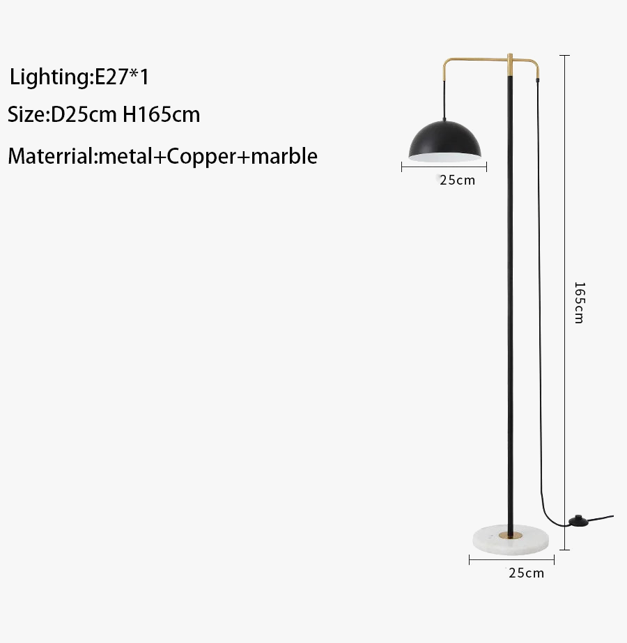 Lampadaire LED Loft : Style Épuré