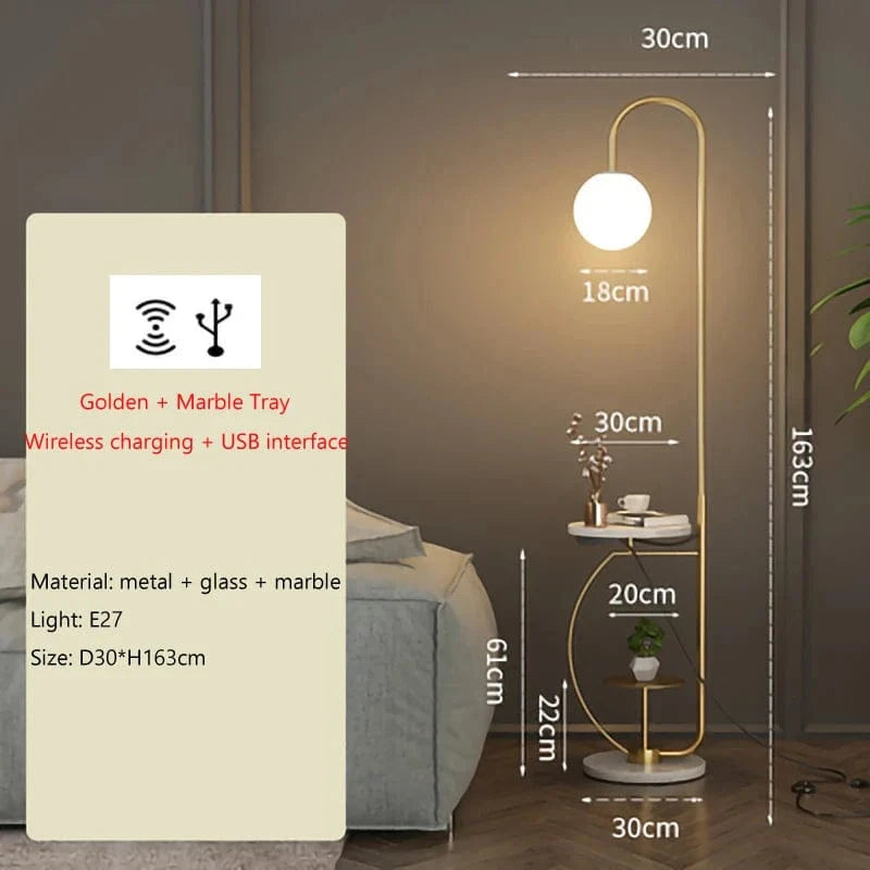 Lampadaire LED Design MODERNISTE | Marco Lucetti C / Lumière blanche