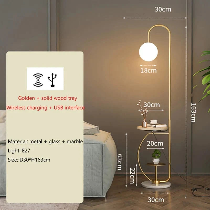 Lampadaire LED Design MODERNISTE | Marco Lucetti D / Lumière blanche